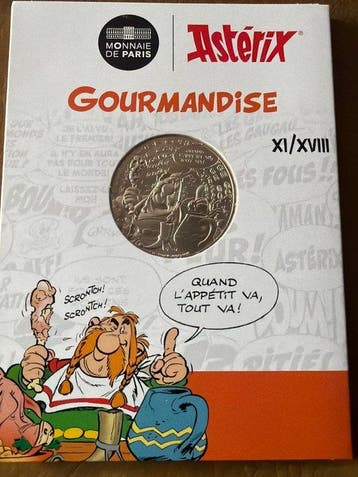 Frankrijk. 10 Euro 2022 Asterix und Obelix - Gourmandise