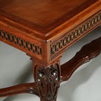 Amerikaanse Bibliotheektafel met onzichtbaar vergrotingsmech, Antiek en Kunst, Antiek | Meubels | Tafels, Ophalen of Verzenden