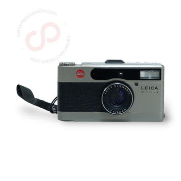 Leica Minilux champagne 2.4 40mm Summarit 18006 nr. 0650, Audio, Tv en Foto, Fotocamera's Analoog, Ophalen of Verzenden, Zo goed als nieuw