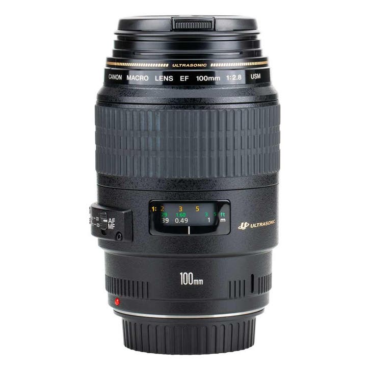 Canon EF 100mm f/2.8 Macro USM met garantie, Audio, Tv en Foto, Fotografie | Lenzen en Objectieven, Gebruikt, Ophalen of Verzenden