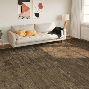 vidaXL Vloerkleedloper MARSA Bosgroen 300 x 400 cm Polyester, Huis en Inrichting, Stoffering | Tapijten en Kleden, Verzenden, Nieuw