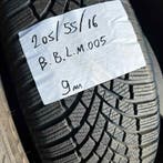 2 x Bridgestone Blizzak LM-005 205-55-16 Winterbanden 9mm, Gebruikt, 16 inch, Band(en), Personenwagen