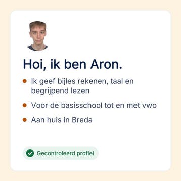 Rekenen bijles in Breda voor de basisschool, Privéles, Bijles