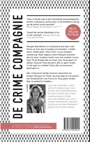 Toen ik dood was 9789461094025 Loes den Hollander, Verzenden, Zo goed als nieuw, Loes den Hollander