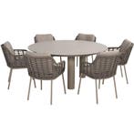 Puglia Donato dining tuinset 160xH75 cm 7 delig keramiek, Ophalen of Verzenden, Nieuw