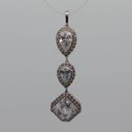 Zonder minimumprijs - Hanger - 14 karaat Witgoud - 2.37ct., Sieraden, Tassen en Uiterlijk, Antieke sieraden