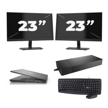 Fujitsu LIFEBOOK U7311 -   i7-11e 8GB  - 512GB  + 2x 23 inch, Verzenden, Refurbished