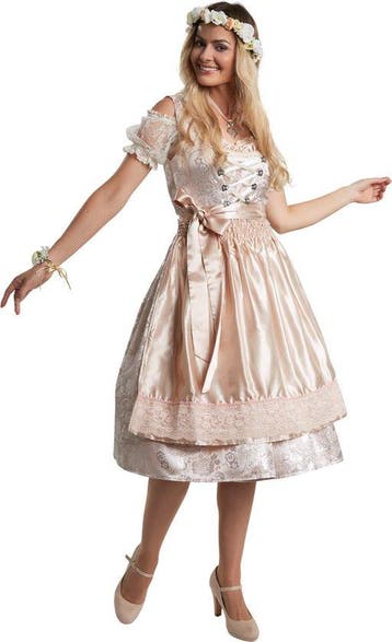 2dekans | Dressforfun Midi-Dirndl Traunstein model 2 L -, Ophalen of Verzenden, Zo goed als nieuw
