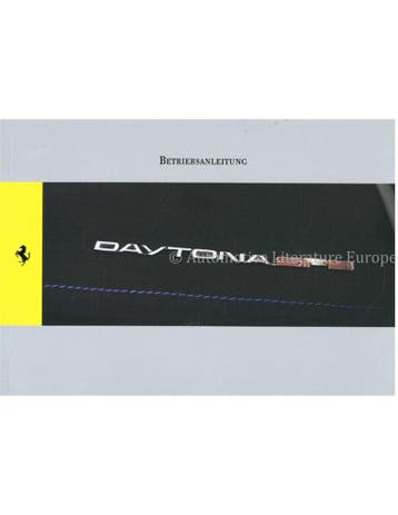 2022 FERRARI DAYTONA SP3 INSTRUCTIEBOEKJE DUITS