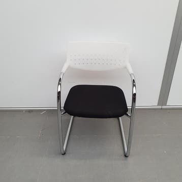 Vitra Visavis vergaderstoel - zwarte stof (alleen per set), Huis en Inrichting, Ophalen of Verzenden, Nieuw