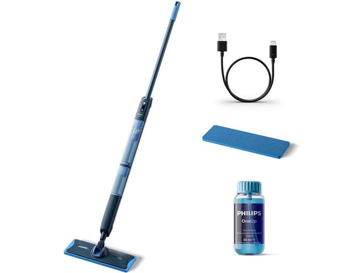 Philips OneUp 5000 series - Steel - Draadloos - 2000mAh, Witgoed en Apparatuur, Stofzuigers, Zo goed als nieuw, Verzenden