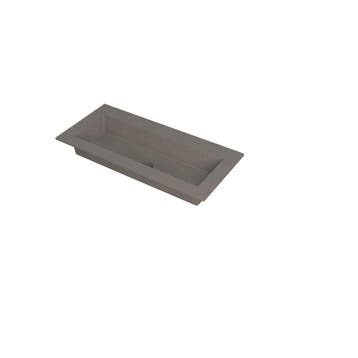 INK Kraft Wastafel Enkele Bak Zonder Kraangat - 1000x450x10, Ophalen of Verzenden, Nieuw
