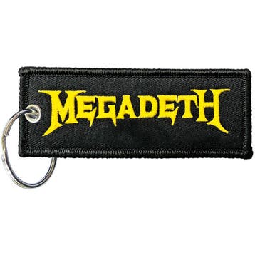 Megadeth - Logo - Patch Sleutelhanger, Ophalen of Verzenden, Nieuw, Gebruiksvoorwerp