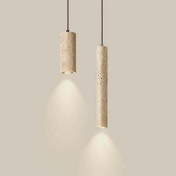 Retro Travertin Hanglamp - Sfeervolle Verlichting voor Slaap, Verzenden, Nieuw