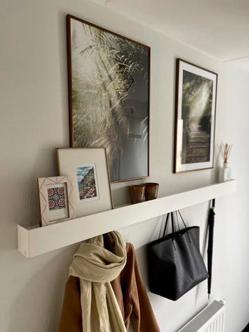 Minimalistische metalen kapstok | Design | Nieuw |, Huis en Inrichting, Woonaccessoires | Kapstokken, Wandkapstok, Nieuw, Ophalen of Verzenden