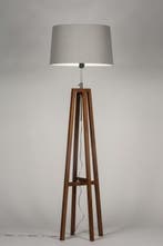 Rietveld Vloerlampen - Grijs - Stof, Hout, Verzenden, Nieuw