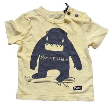 Shortsleeves -- Big Monster - 50 / Geel, Verzenden, Nieuw