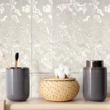 Wandtegel Ragno Lume Reef Handvorm Wit Glans 6,5x23, Nieuw, 20 tot 40 cm, 10 m² of meer, Wandtegels