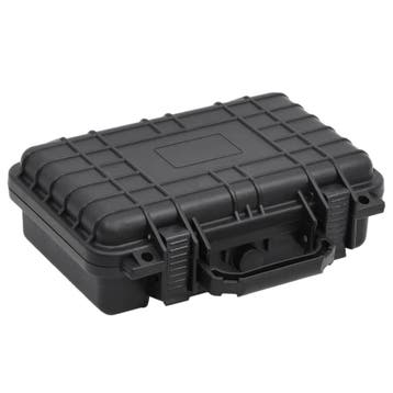 vidaXL Flightcase draagbaar 30x22x10 cm PP zwart, Verzenden, Nieuw