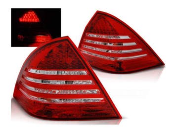 LED achterlichten Red White geschikt voor Mercedes C-klasse, Auto-onderdelen, Verlichting, Verzenden, Nieuw, Mercedes-Benz