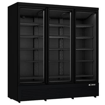 KOELKAST MET 3 GLASDEUREN 1664 L. voor supermarkt / winkel, Nieuw