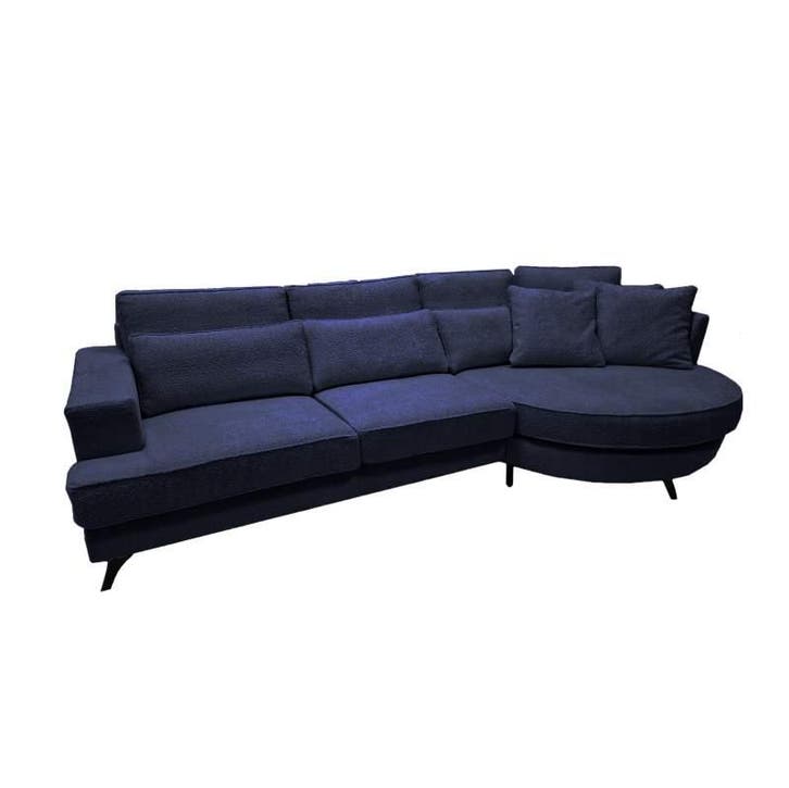 Loungebank Clinge - loungebanken - Blauw, Huis en Inrichting, Banken | Sofa's en Chaises Longues, 150 cm of meer, Nieuw, 300 cm of meer