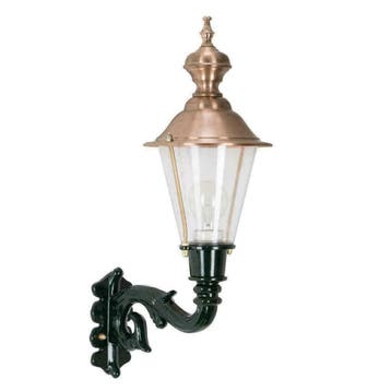 Klassieke Buitenlamp KS-Verlichting E27 Hoorn, koper deksel, Minder dan 50 watt, Staande lamp, Nieuw, Ophalen of Verzenden