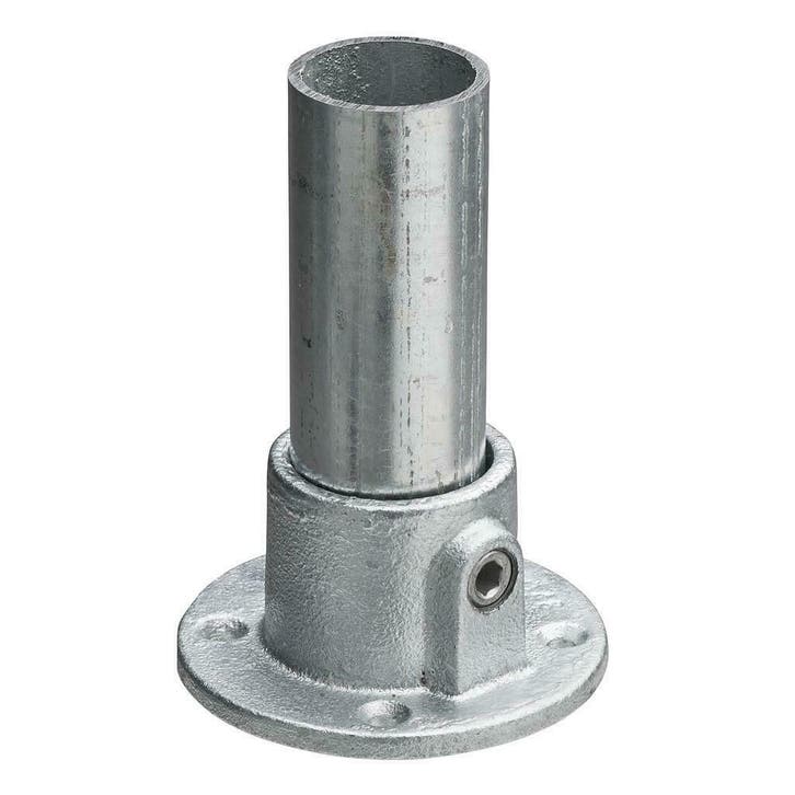 Buiskoppeling Voetplaat Ø 21,3 mm Zink, Doe-het-zelf en Verbouw, IJzerwaren en Bevestigingsmiddelen, Nieuw, Verzenden