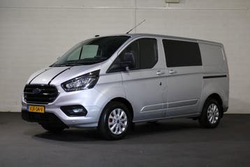 Ford Transit Custom 2.0 TDCI 130pk L1 H1 Limited Automaat DC, Gebruikt, Euro 6, Leder, Diesel