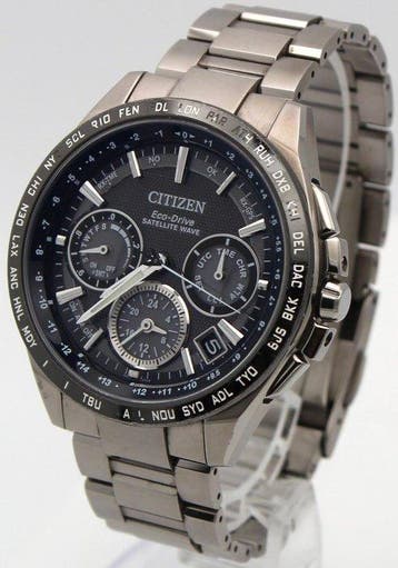 Citizen - ATTESA Satellite Wave GPS Eco-Drive Titanium -, Nieuw
