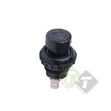 Drukschakelaar Zwart, 24 Volt, 25 Ampere, 45mm Lang, Ophalen of Verzenden, Nieuw, Overige typen
