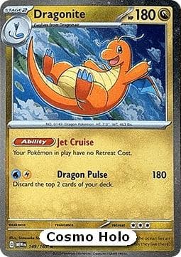 (Pre-order) Pokémon TCG - Dragonite - 151 - Cosmos Holo 1.., Verzenden, Zo goed als nieuw