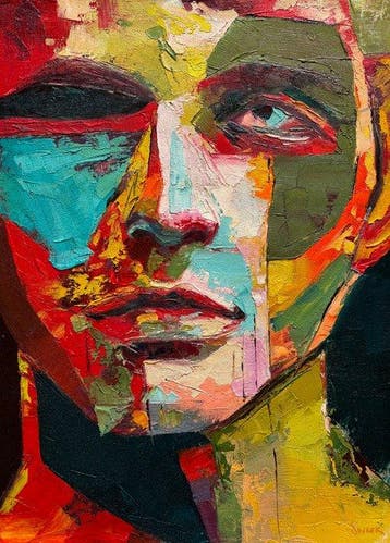 Sovrek (XX) - Fuoco nello sguardo, Antiek en Kunst