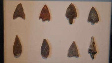 prehistorie vuursteen Pijlpunt - 120 mm (Zonder