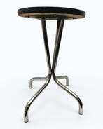 Kruk - Vintage Chroom Mid Century (Jaren 60) - Chroom, Hout