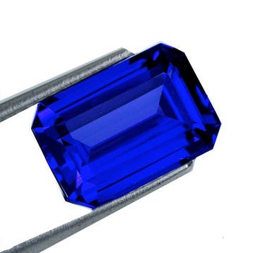 Blauw Tanzaniet - 8.96 ct - Gemological Institute of America, Sieraden, Tassen en Uiterlijk, Nieuw