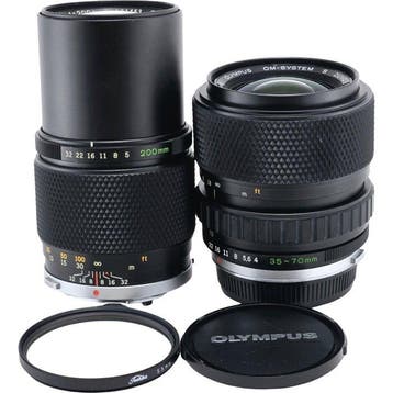 Olympus OM-System S Zuiko Auto-Zoom 35-70mm F4 – Set of 2, Nieuw