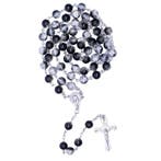 Fako Bijoux - Rozenkrans Ketting - Duo Tone Glas - 8mm -, Verzenden, Nieuw