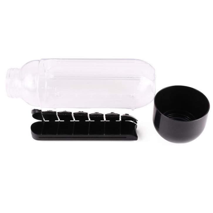 Benson Waterfles met uitneembare pillendoos - 600 ml - 7..., Diversen, Verpleegmiddelen, Nieuw, Ophalen of Verzenden