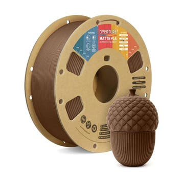 OVERTURE Matte PLA-filament, 1,75 mm, chocoladebruin, PLA..., Verzenden, Nieuw