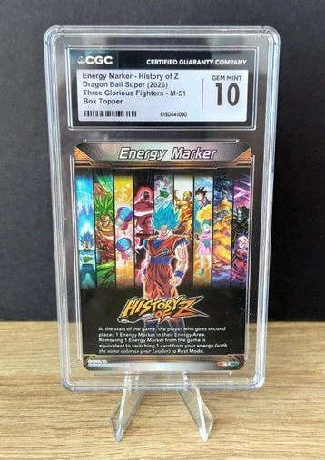 Dragon Ball Masters - Energy Marker BT27 History of Z Graded, Nieuw