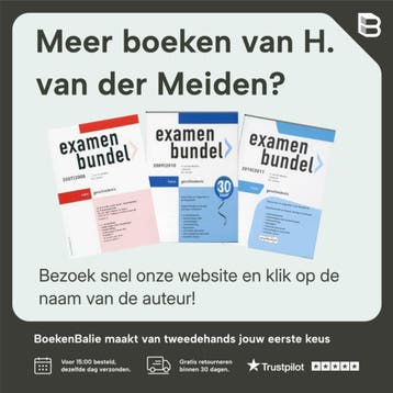 Geschiedenis / Vwo 2014/2015 / Examenbundel 9789006080865, Boeken, Schoolboeken, Verzenden, Gelezen, H. van der Meiden