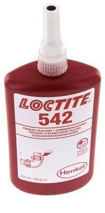 Loctite 542 Bruin Schroefdraadafdichtingsmiddel 250 ml, Verzenden, Nieuw