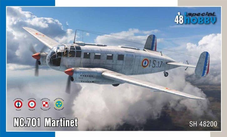 Special Hobby 100-SH48200 SNCAC NC.701 Martinet Bouwpakket, Hobby en Vrije tijd, Modelbouw | Vliegtuigen en Helikopters, Nieuw