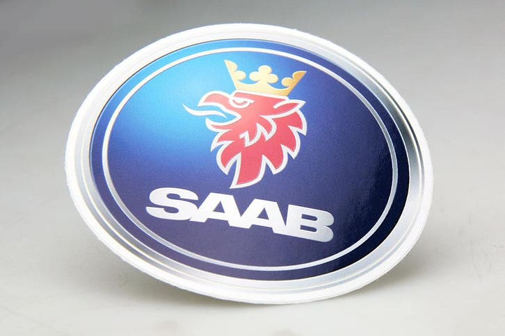 Sticker SAAB Embleem, Auto diversen, Auto-accessoires, Ophalen of Verzenden