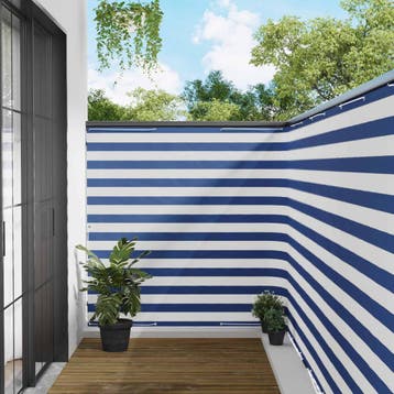 vidaXL Balkon Privacy Scherm 150 x 600 cm Stof met, Verzenden, Nieuw
