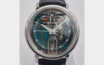 Bulova - Accutron Spaceview 214 - Heren - 1969, Nieuw