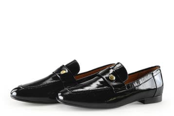 Gioia Loafers in maat 38 Zwart, Verzenden, Zwart, Overige typen, Zo goed als nieuw