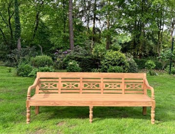 Geborstelde stationsbank -  120 cm, Ophalen of Verzenden, Nieuw
