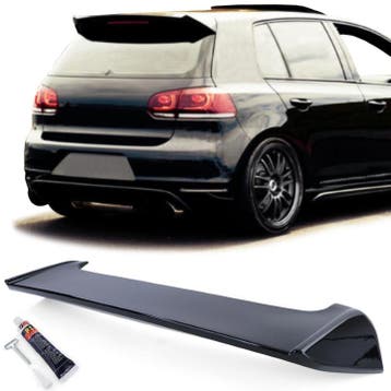 Dakspoiler VW Golf 6 GTI Glans Zwart, Ophalen of Verzenden, Nieuw